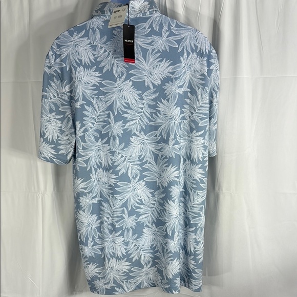 TravisMathew PGA Tour Blue White Tropical Polo XXL NWT - Picture 6 of 9